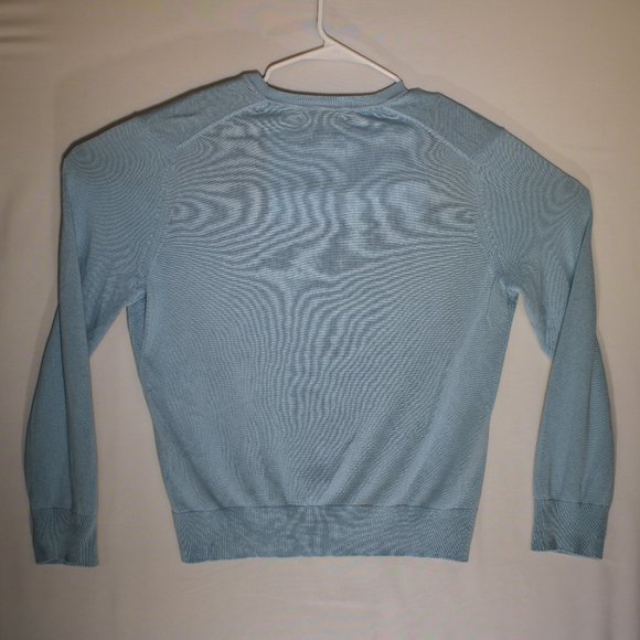 Banana Republic Mens Blue V Neck Sweater Size L - Picture 3 of 5